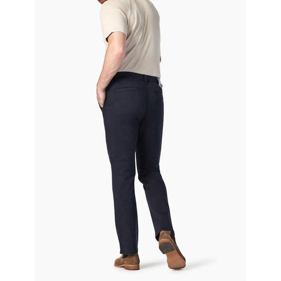 NEW 34 HERITAGE charisma relaxed straight chino in navy twill